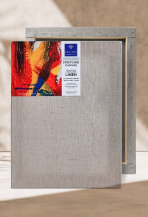 100% Linen Primed Stretched Canvas