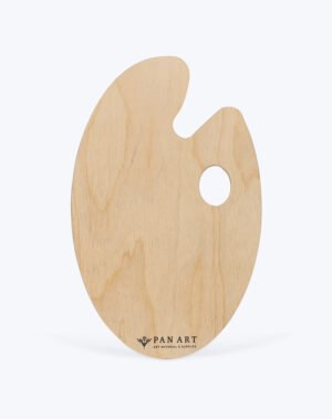 Colouring Mixing Wooden Palette