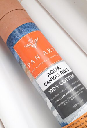 Aqua Canvas Roll -Watercolour